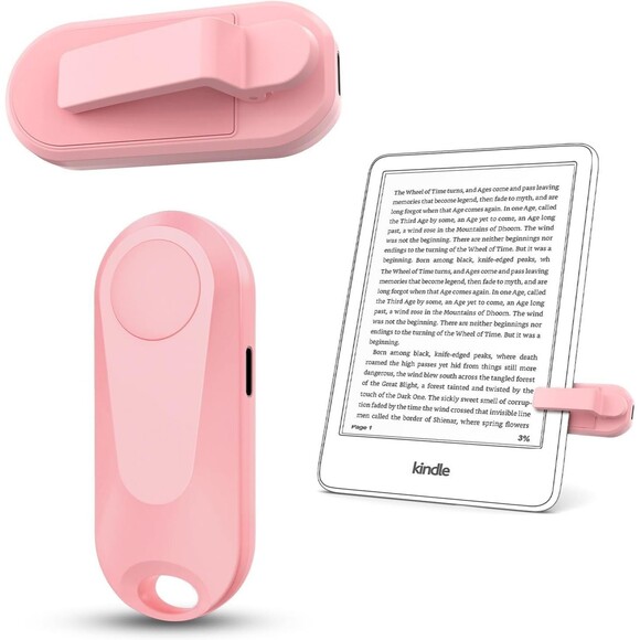 RF Remote Photo and Video, Control Page Turner for Kindle, Tablet And Phone Pink - Picture 1 of 9